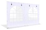 Partytent zijwand PVC met ramen en ritsen | 4 meter | 220cm, Tuin en Terras, Verzenden, Nieuw, Partytent