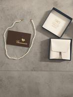 Halsketting - 18 karaat Geel goud Parel - Parel, Handtassen en Accessoires, Kettingen, Nieuw