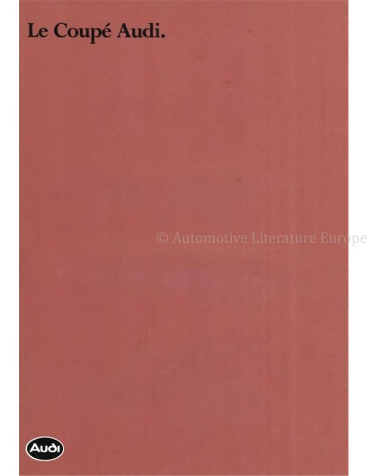 1983 AUDI COUPE BROCHURE FRANS, Livres, Autos | Brochures & Magazines