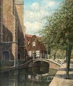 W.F. LInschoten (XX) - Gezicht  op Delft