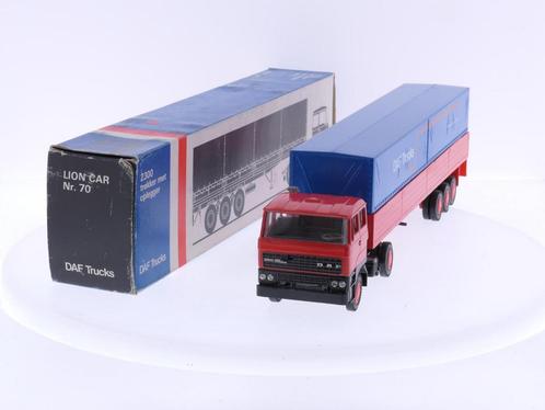 Schaal 1:50 DAF 2800 Lion Car Nr. 58-70 trekker met opleg..., Hobby & Loisirs créatifs, Voitures miniatures | 1:50, Enlèvement ou Envoi