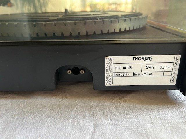 Thorens - TD 105 Platenspeler, Audio, Tv en Foto, Radio's