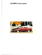 1994 BMW 3 SERIE CABRIOLET BROCHURE NEDERLANDS, Livres, Autos | Brochures & Magazines
