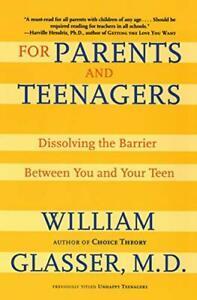 For Parents and Teenagers.by Glasser New, Livres, Livres Autre, Envoi