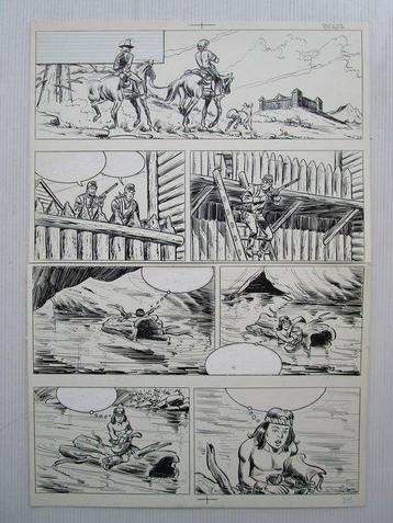 Bessy 146 - Originele pagina (p.9) - De gevangene van Fort beschikbaar voor biedingen