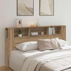 vidaXL Hoofdbordkast 200x18,5x102,5 cm bewerkt hout, Huis en Inrichting, Verzenden, Nieuw