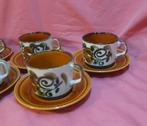 Boch - Theekopjesset voor 6 personen - Keramiek - met de, Antiek en Kunst