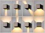 8 x 7W LED zwart Wandlamp Kubus duo licht..., Ophalen, Nieuw