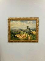 Europese school (XX) - Mietitura in montagna - XL format, Antiek en Kunst, Kunst | Schilderijen | Klassiek