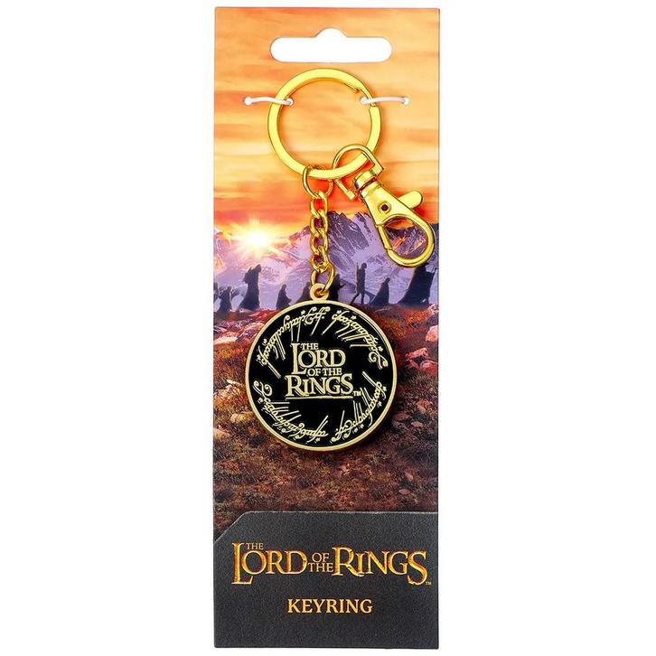 Lord of the Rings One Ring Logo Metalen Sleutelhanger, Collections, Lord of the Rings, Enlèvement ou Envoi