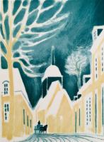 André Brasilier (1929) - Sainte-Agathe sous la neige -, Antiek en Kunst