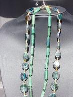 Oud-Romeins Glas Twee - Romeinse glasparels - Kettingen