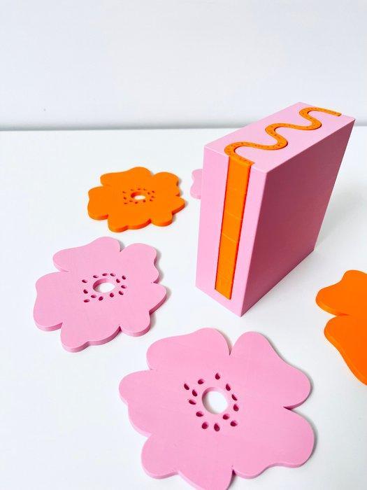 GIA IDEAS - Onderzetter - Poggiaposate - PLA - Set x6 -, Antiek en Kunst, Antiek | Keukengerei