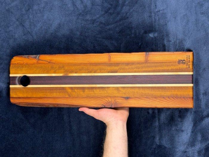 I Trucioli del Barri - Dienblad - Lineaire massiefhouten, Antiek en Kunst, Antiek | Keukengerei