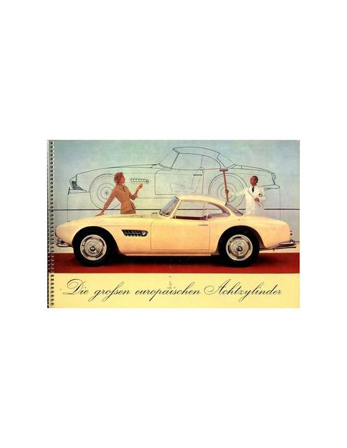 1957 BMW 502 503 507 V8 BROCHURE DUITS, Livres, Autos | Brochures & Magazines, Enlèvement ou Envoi
