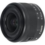 Canon EF-M 15-45mm f/3.5-6.3 IS STM occasion, Verzenden, Zo goed als nieuw