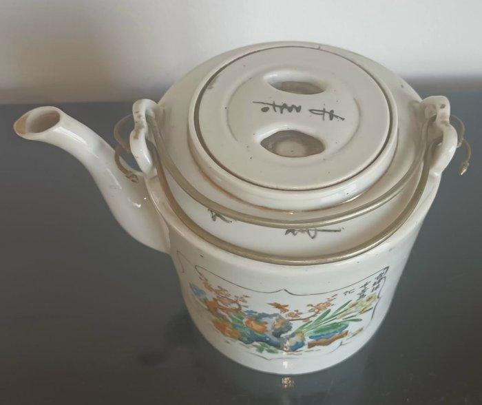 Figuur - Antieke Chinese Gemerkte Theepot met Lakstempel -, Antiek en Kunst, Antiek | Overige Antiek