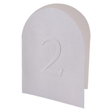 Bruiloft Tafelnummers 30cm 12st, Verzenden