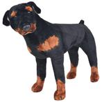 vidaXL Speelgoedhond rottweiler staand XXL pluche zwart en, Verzenden, Nieuw