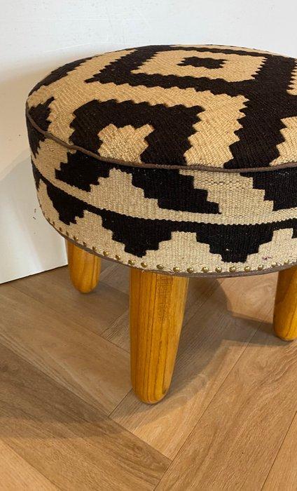 Poef - Hout, Wol, Antiek en Kunst, Curiosa en Brocante