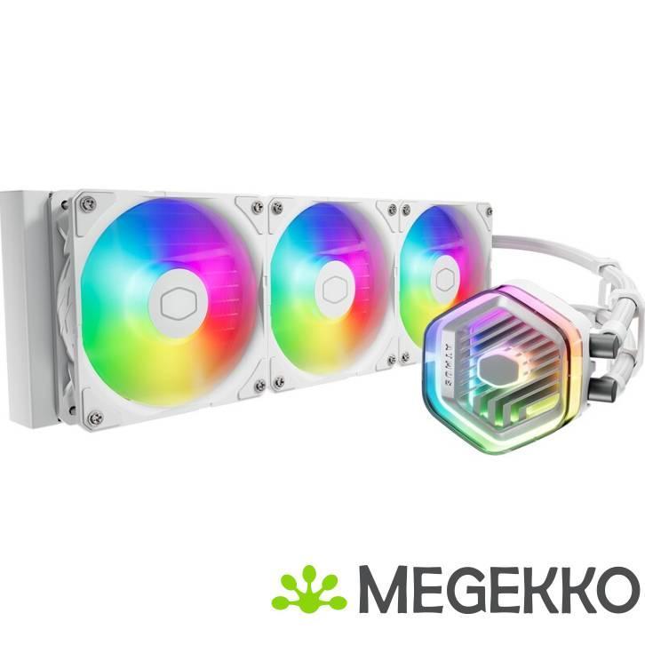Cooler Master MasterLiquid 360 Atmos ARGB White, Computers en Software, Overige Computers en Software, Nieuw, Verzenden
