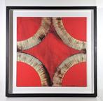 Bernard Aubertin (1934-2015) - Dessin de Feu sur Table Rouge, Antiek en Kunst