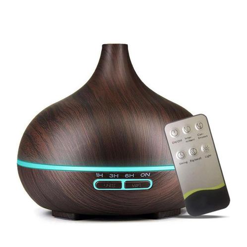 Aroma Diffuser Essential Pro Dark Wood - 550 ml, Sport en Fitness, Gezondheidsproducten en Wellness, Ophalen of Verzenden