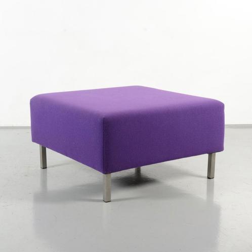 Frontseat hocker, paars, 4-poot onderstel, Huis en Inrichting, Stoelen, Gebruikt, Ophalen of Verzenden