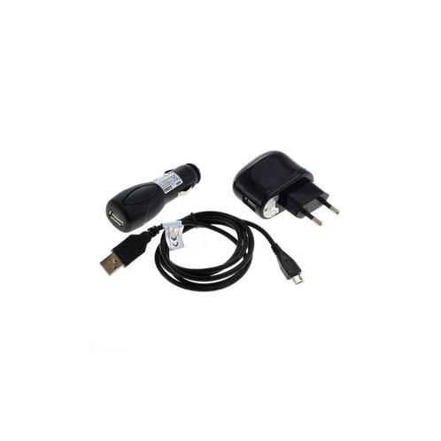 USB Voeding Autolader Micro-USB Laadset 3 delig (Thuislader), Télécoms, Télécommunications Autre, Envoi