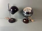 Lamp - Metaal - Set van twee vintage bollampen uit de jaren, Antiek en Kunst