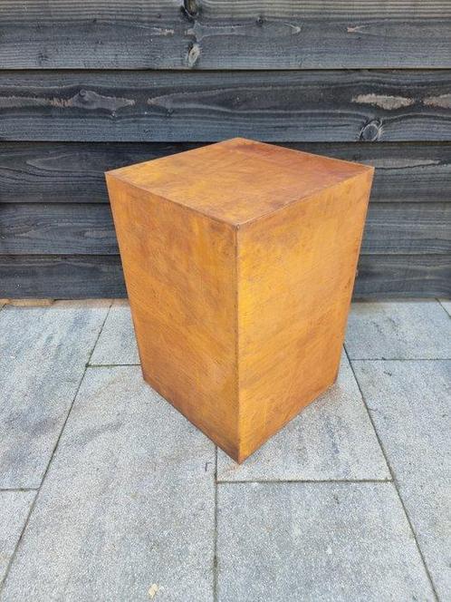 Piédestal - Acier Corten - 60x40x40cm, Antiek en Kunst, Kunst | Designobjecten