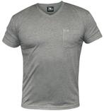 Bad Boy T-shirt met V-hals Grijs Gemêleerd, Kleding | Heren, Nieuw, Maat 46 (S) of kleiner, Bad Boy, Grijs