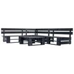 vidaXL 4-delige Loungeset pallet hout zwart