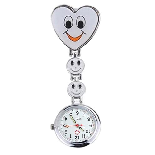 Fako® - Verpleegstershorloge - Hart Smile - Wit, Handtassen en Accessoires, Horloges | Dames, Verzenden