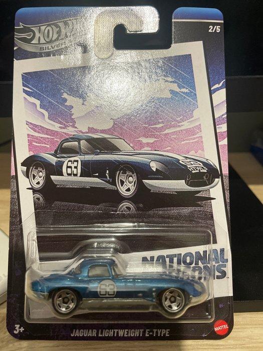 Hot Wheels 1:64 - Modelauto (5) - Ford GT40; Jaguar, Hobby en Vrije tijd, Modelauto's | 1:5 tot 1:12