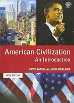 American Civilization 9780415481625, David Mauk, Alf Tomas Tonnessen, Gelezen, Verzenden
