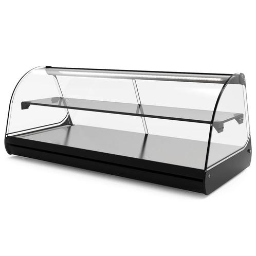 Neutrale Vitrine | CLASSIC | Zwart | 2 Niveaus |, Zakelijke goederen, Horeca | Keukenapparatuur, Nieuw in verpakking, Verzenden