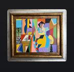 Carola Castro - Homenaje à André Lhote-NR, Antiquités & Art, Art | Peinture | Moderne