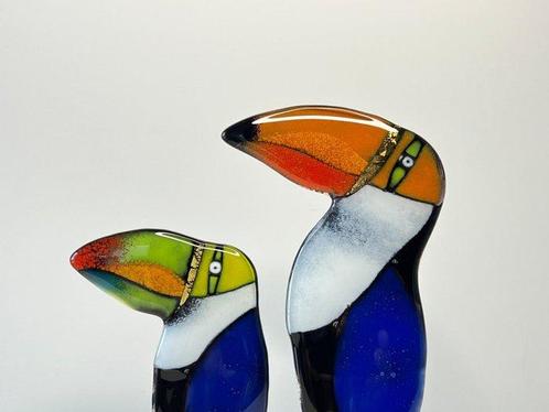 Studio Habrat - Maciej Habrat - sculptuur, Set Toucan Gold, Antiek en Kunst, Antiek | Glaswerk en Kristal