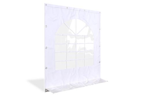 Partytent zijwand met raam | 2m breed | 2m hoog | PVC, Tuin en Terras, Partytenten, Partytent, Nieuw, Verzenden