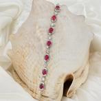 Zonder minimumprijs - Armband Verguld Robijn - Topaas - 18K, Bijoux, Sacs & Beauté, Bracelets