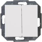 KOPP Athenis HK07 - 2-knops dubbele schakelaar wit LED, Verzenden, Nieuw