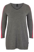 Trui Adia kontrast bies zijmouw maat 50/52, Kleding | Dames, Verzenden, Nieuw