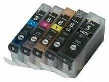 Huismerk Canon inktcartridges CLI-8 / PGI-5 set (met Chip), Informatique & Logiciels, Fournitures d'imprimante, Envoi
