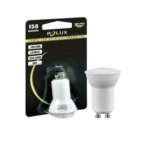 LED Mini GU10 - WARM wit - (35mm) 150 lumen - 1,9 watt, Maison & Meubles, Lampes | Spots, Envoi