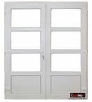 PVC Dubbele deur 150x204 & 175x204 in voorraad Zulte&Schoten