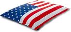 Zitzak - beanbag - Amerikaanse vlag - zonder vulling, Huis en Inrichting, Zitzakken, Ophalen of Verzenden, Nieuw