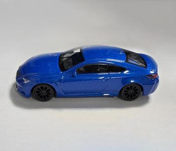 Schaalmodel Lexus RC F (schaal 1:43, circa 10x4x3 cm, blauw beschikbaar voor biedingen