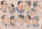 Gino Mugnai (1898-1955) - Caricature di personalità illustri, Antiek en Kunst, Kunst | Schilderijen | Klassiek