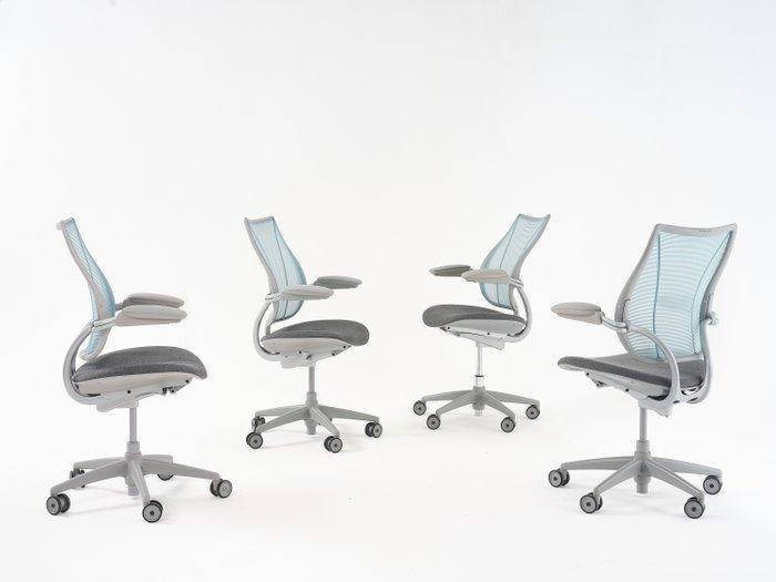 humanscale - Neils Diffrient - Chaise (4) - Acier, PVC,, Antiquités & Art, Art | Objets design